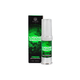 Liquide vibrant effet frais à la menthe unisexe 15ml 